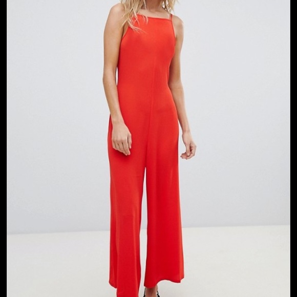 Warehouse Square Neck Coulotte Jumpsuit - Picture 3 of 8